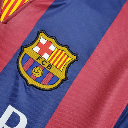 FC Barcelona Lionel Messi 10 Retro Home Soccer Jersey 2014-2015