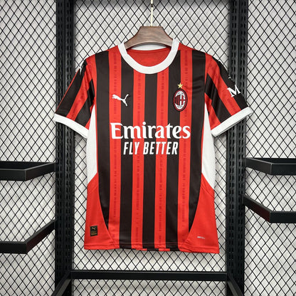 AC Milan Christian Pulisic 11 Home Soccer Jersey 2024/25