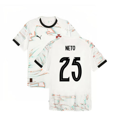 Portugal Pedro Neto 25 Away Soccer Jersey 2025/26
