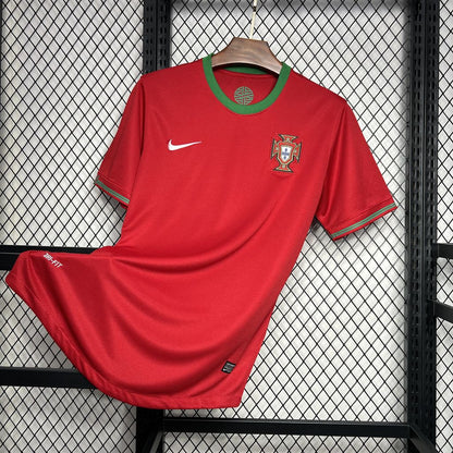 Portugal Retro Home Soccer Jersey UEFA Euro 2012