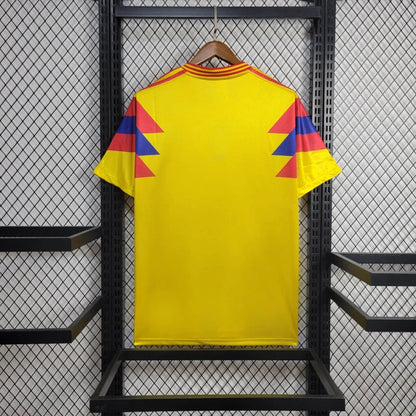 Colombia Retro Home Soccer Jersey World Cup 1990