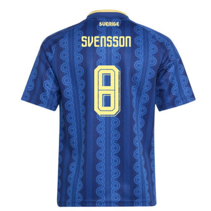 Sweden Daniel Svensson 8 Away Soccer Jersey World Cup 2026