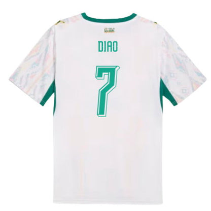 Senegal Assane Diao 7 Home Soccer Jersey World Cup 2026