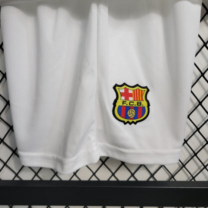 FC Barcelona Robert Lewandowski 9 Kids Away Soccer Jersey 2023/24
