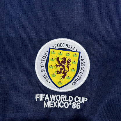 Scotland Retro Home Soccer Jersey World Cup 1986