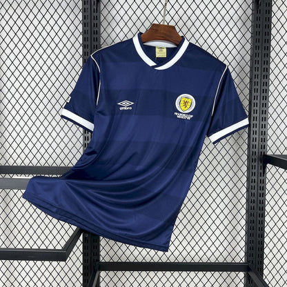 Scotland Retro Home Soccer Jersey World Cup 1986