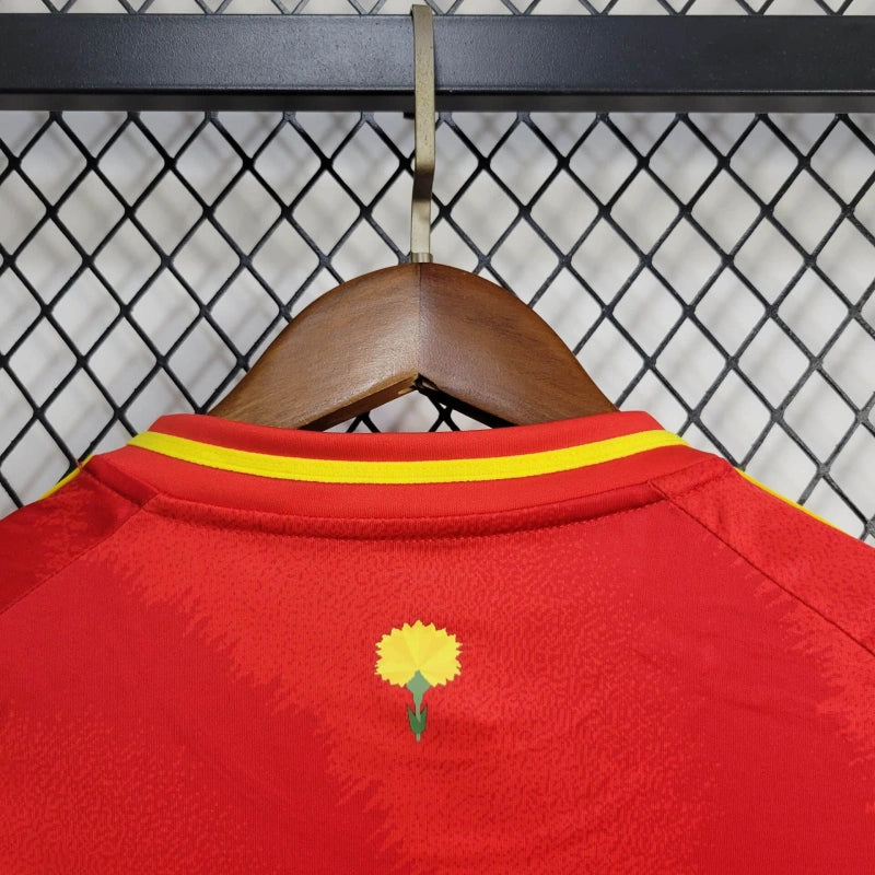 Spain Marco Asensio 10 Kids Home Soccer Jersey Euro 2024