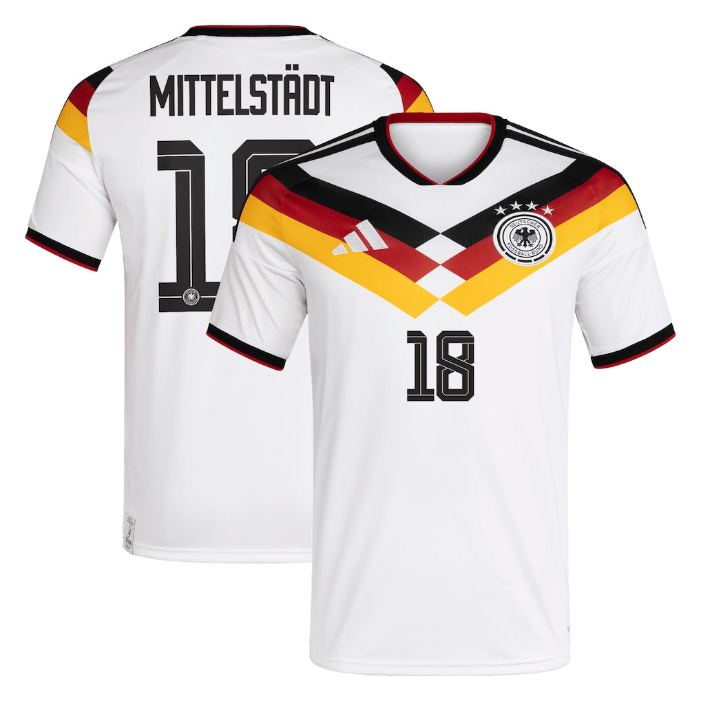 Germany Maximilian Mittelstädt 18 Home Soccer Jersey World Cup 2026