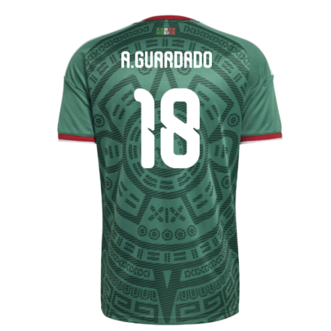 Mexico Andres Guardado 18 Home Soccer Jersey World Cup 2026