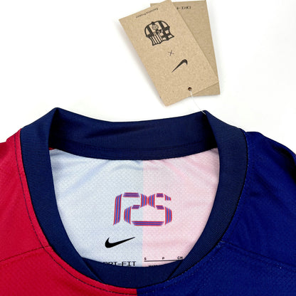 FC Barcelona Robert Lewandowski 9 Home Soccer Jersey 2024/25