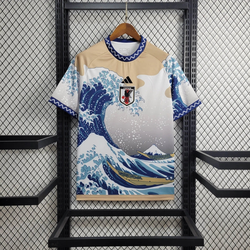 Japan Kanagawa Oki Naniwa Limited Edition Soccer Jersey 2023/24 - Blue