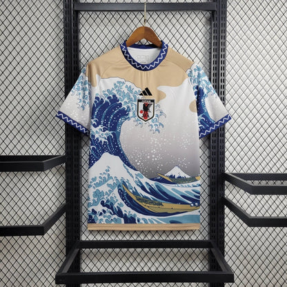 Japan Kanagawa Oki Naniwa Limited Edition Soccer Jersey 2023/24 - Blue