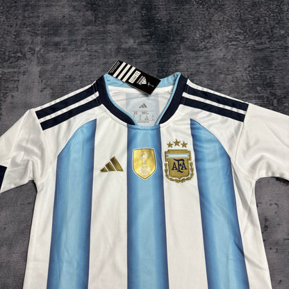 Argentina Kids Long Sleeve Home Soccer Jersey World Cup 2026