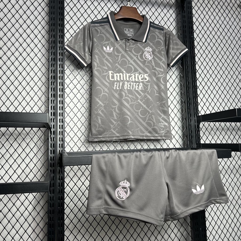 Real Madrid Vini JR 7 Third Kids Soccer Jersey 2024/25