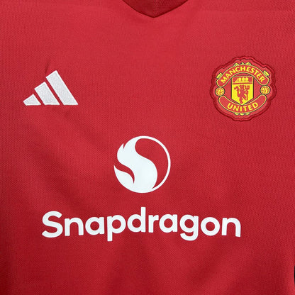Manchester United Cristiano Ronaldo 7 Kids Home Soccer Jersey 2025-2026