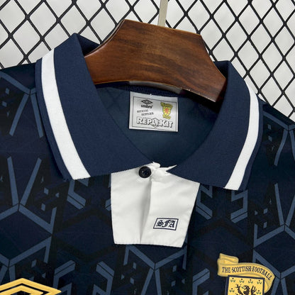 Scotland Retro Home Soccer Jersey 1992-1993