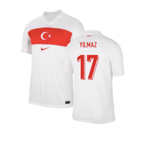 Turkey Burak Yılmaz 17 Home Soccer Jersey Euro 2024