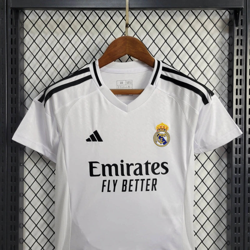 Real Madrid Luka Modric 10 Home Kids Soccer Jersey 2024/25