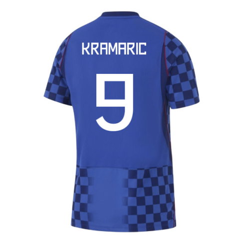 Croatia Andrej Kramaric 9 Away Soccer Jersey World Cup 2026