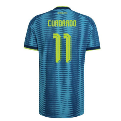 Colombia Juan Cuadrado 11 Away Soccer Jersey World Cup 2026