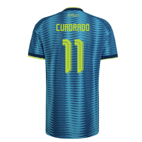 Colombia Juan Cuadrado 11 Away Soccer Jersey World Cup 2026