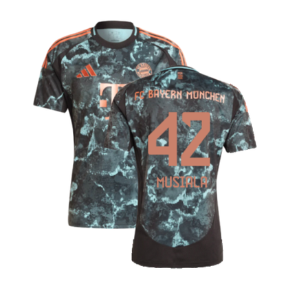 Bayern Munich Jamal Musiala 42 Away Soccer Jersey 2024/25