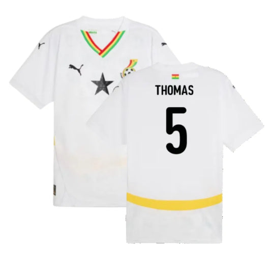 Ghana Thomas Partey 5 Away Soccer Jersey 2024/25