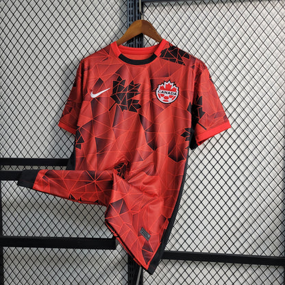 Canada Atiba Hutchinson 13 Home Soccer Jersey World Cup 2023