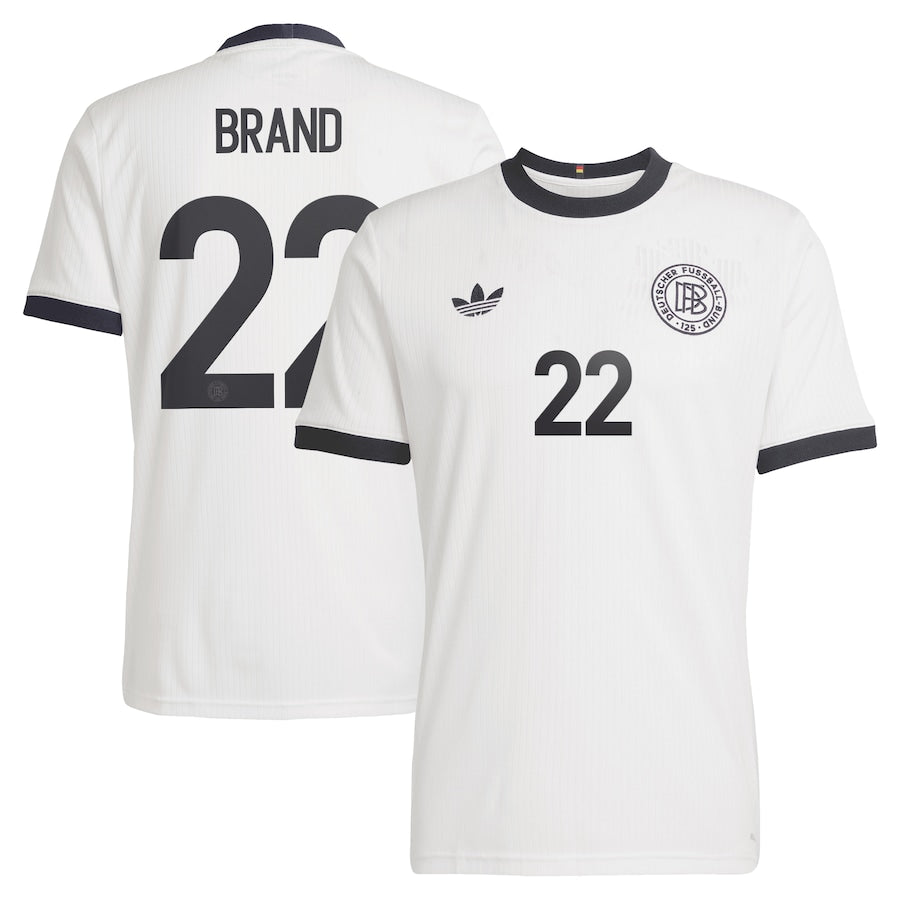 Germany Jule Brand 22 Home Soccer Jersey UEFA Euro 2025