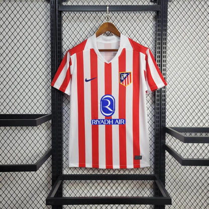 Atletico Madrid Julián Alvarez 19 Home Soccer Jersey 2025-2026
