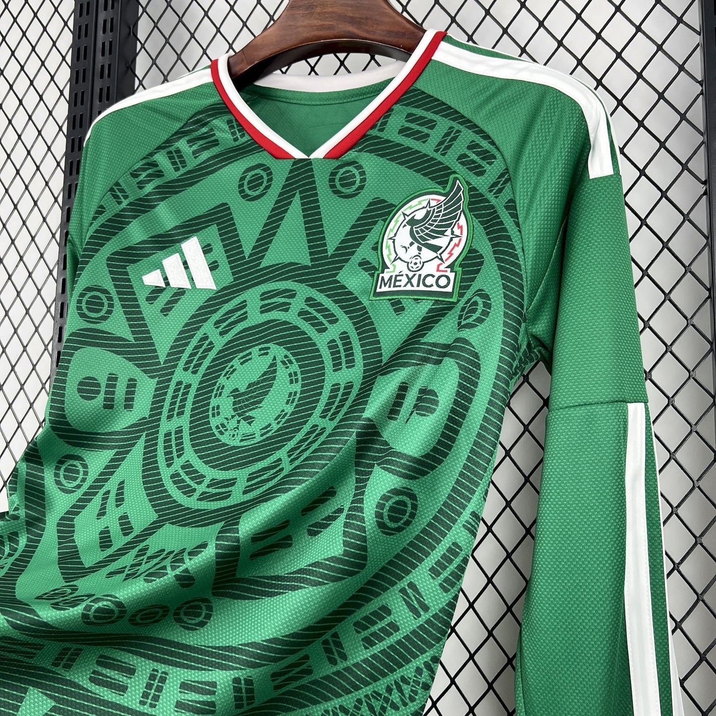 Mexico Long Sleeve Home Soccer Jersey World Cup 2026