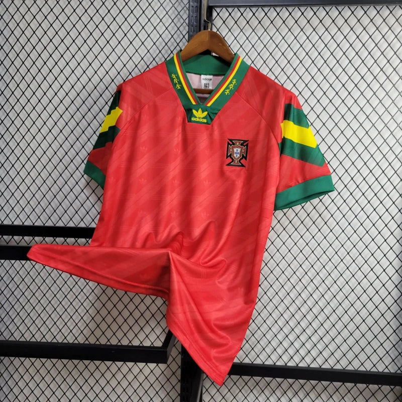Portugal Retro Home Soccer Jersey 1992-1994