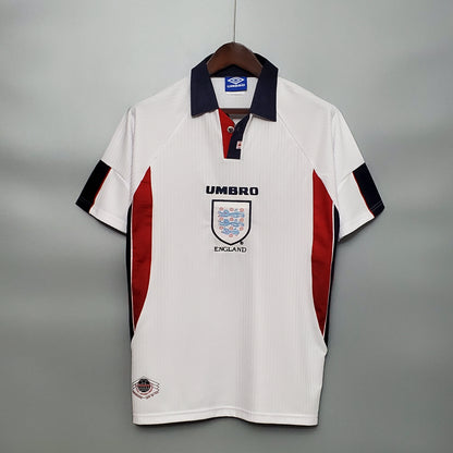 England David Beckham 7 Retro Home Soccer Jersey World Cup 1998