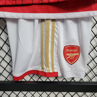 Arsenal Declan Rice 41 Kids Home Soccer Jersey 2023/24