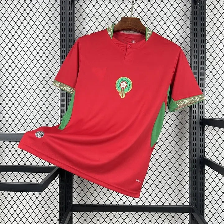 Morocco Azzedine Ounahi 8 Home Soccer Jersey World Cup 2026