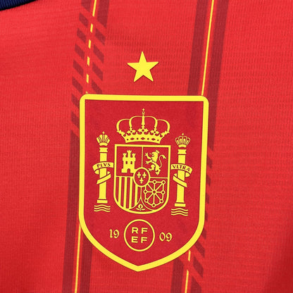 Spain Long Sleeve Home Soccer Jersey World Cup 2026