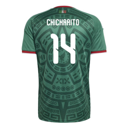 Mexico Chicharito 14 Home Soccer Jersey World Cup 2026