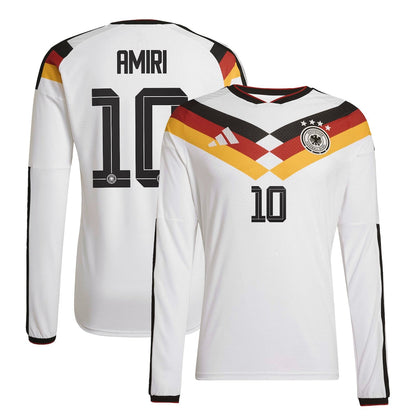 Germany Nadiem Amiri 10 Long Sleeve Home Soccer Jersey World Cup 2026
