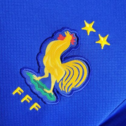 France Eduardo Camavinga 6 Kids Home Soccer Jersey Euro 2024