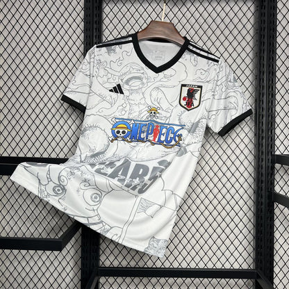 Japan X One Piece Special Edition Soccer Jersey 2024/25 - White