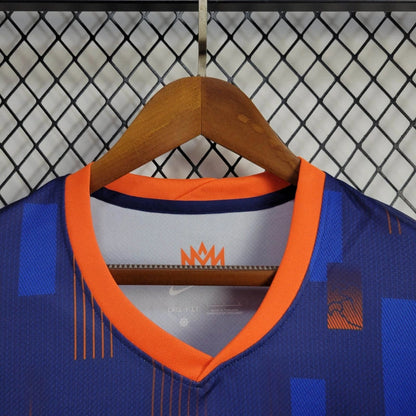 Netherlands Matthijs de Ligt 3 Away Soccer Jersey Euro 2024