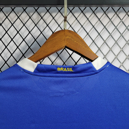 Brazil Retro Away Soccer Jersey World Cup 2006