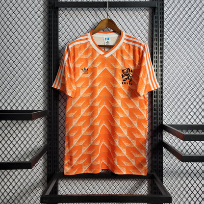 Netherlands Home Retro Soccer Jersey EURO 1988