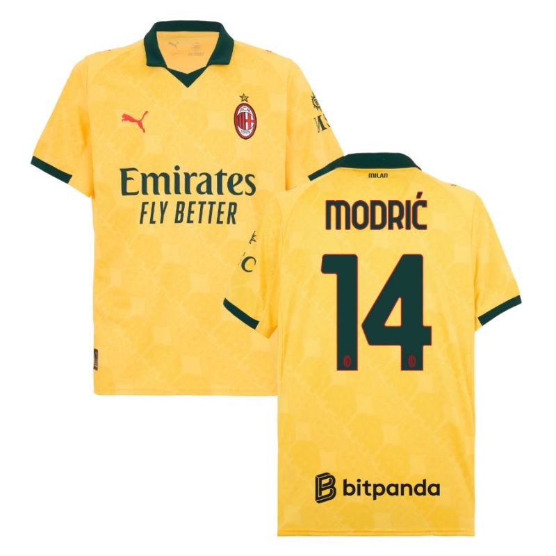 AC Milan Luka Modric 14 Third Soccer Jersey 2025-2026