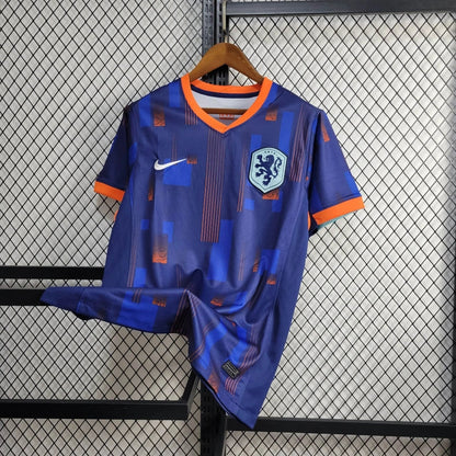 Netherlands Daley Blind 17 Away Soccer Jersey Euro 2024