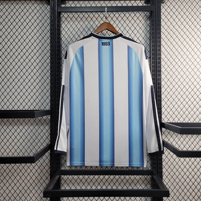 Argentina Long Sleeve Home Soccer Jersey World Cup 2026