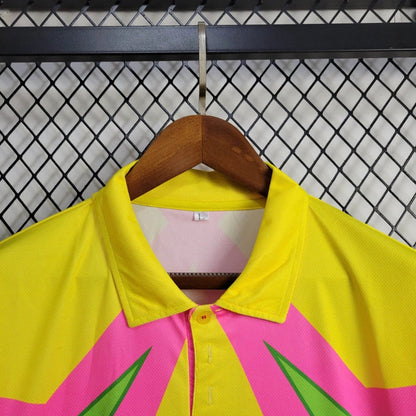 Classic and Retro Mexico Jorge Campos Goalkeeper Soccer Jersey - Pink