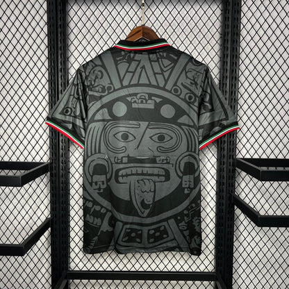 Mexico Retro Fourth Soccer Jersey 1998-1999 - Black