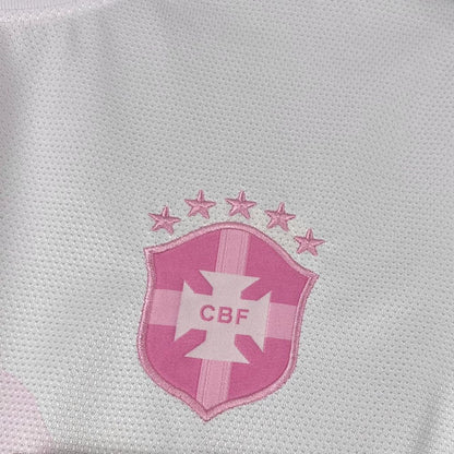 Brazil X Cristo Redentor Special Edition Soccer Jersey 2025-2026 - Pink