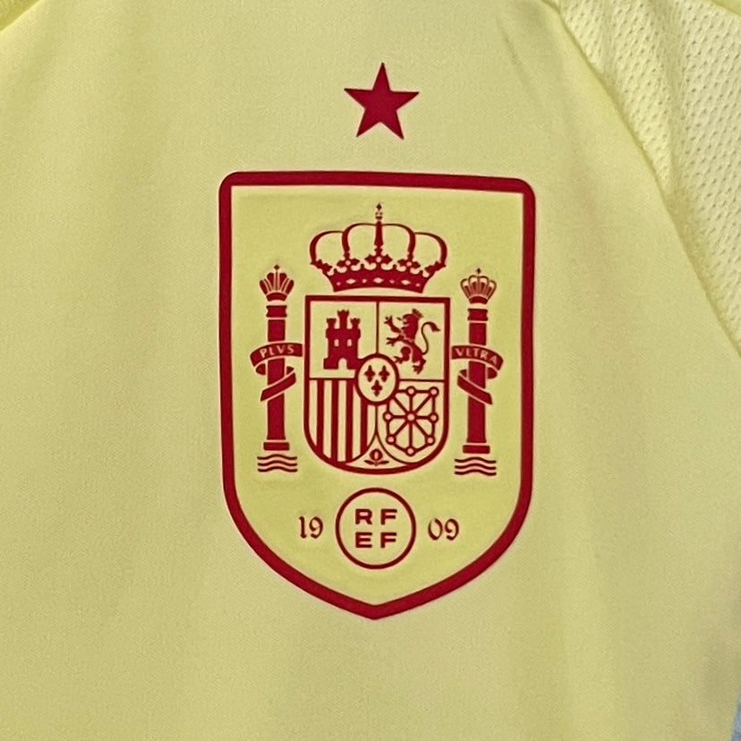Spain Marcos Llorente 6 Away Soccer Jersey Euro 2024